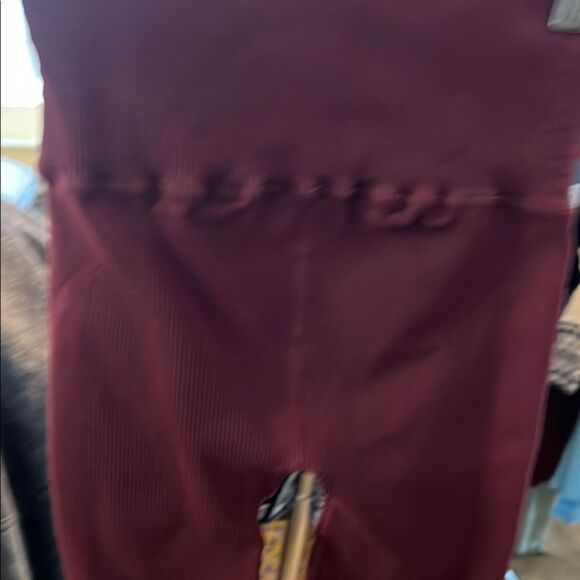 Free People Brown Seamless High-Waisted Shorts - Picture 5 of 5